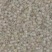 Miyuki delica Beads 11/0 - Matted transparent oyster luster DB-383
